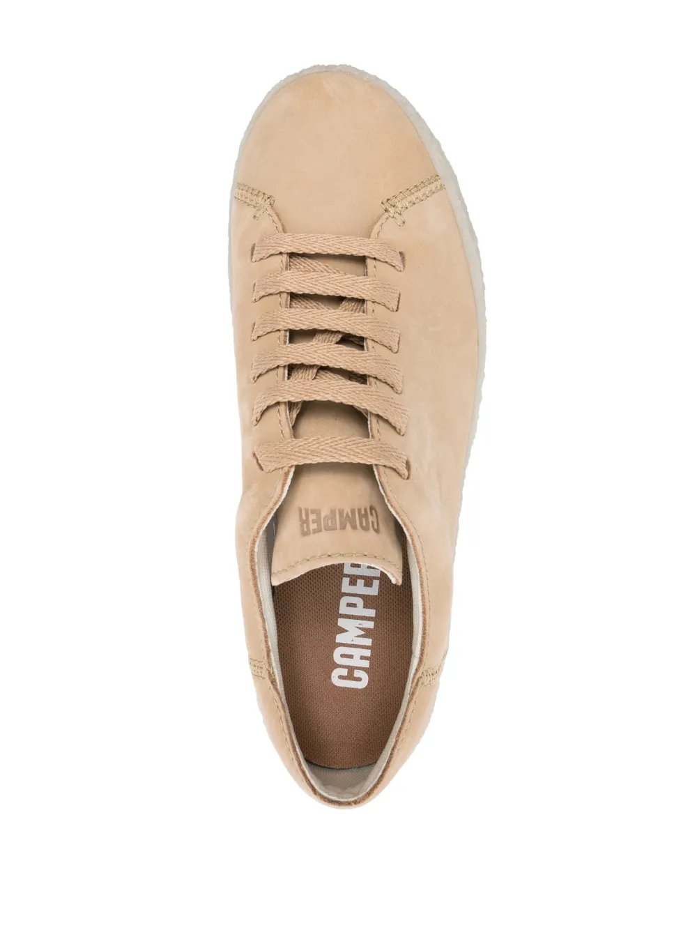 Shop Camper Peu Lace-up Suede Sneakers In Neutrals