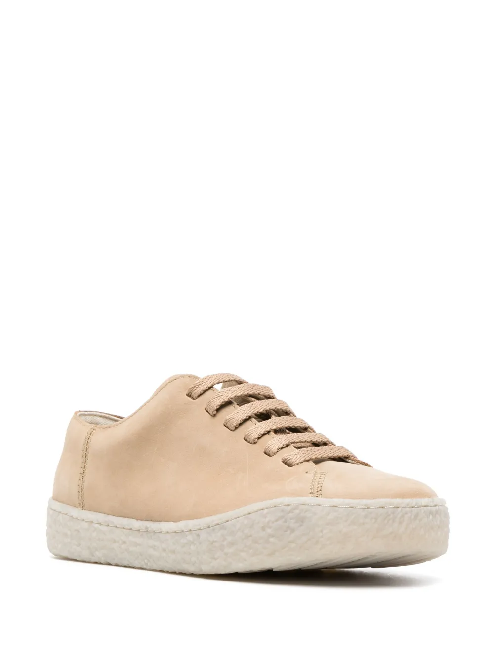 Shop Camper Peu Lace-up Suede Sneakers In Neutrals