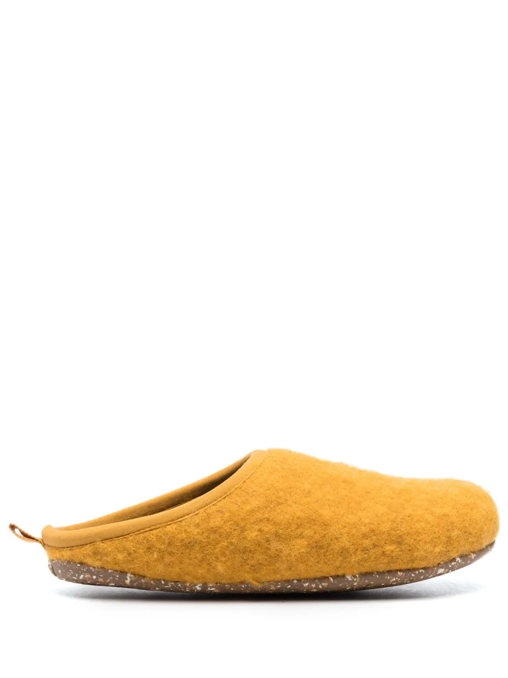 Camper Wabi Wool Slippers In Yellow