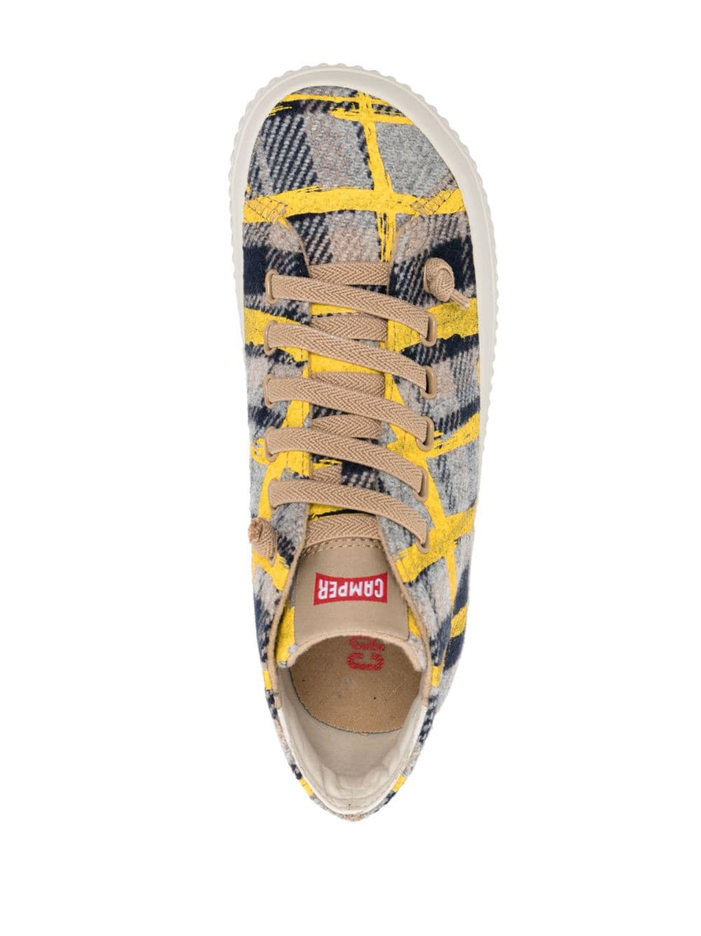 Shop Camper Roda High-top Sneakers In Yellow