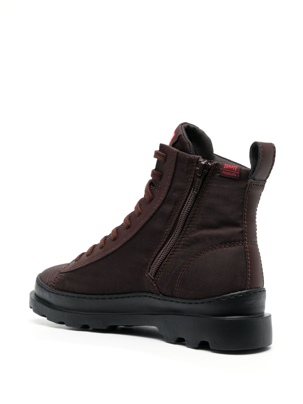 Shop Camper Brutus Ankle Lace-up Fastening Boots In Brown