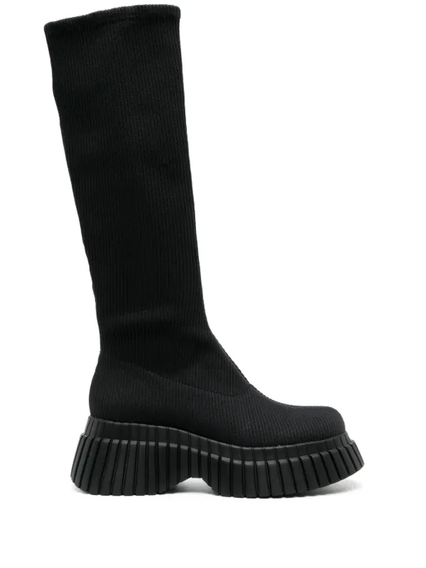 Camper BCN below-knee Boots Black FARFETCH JO