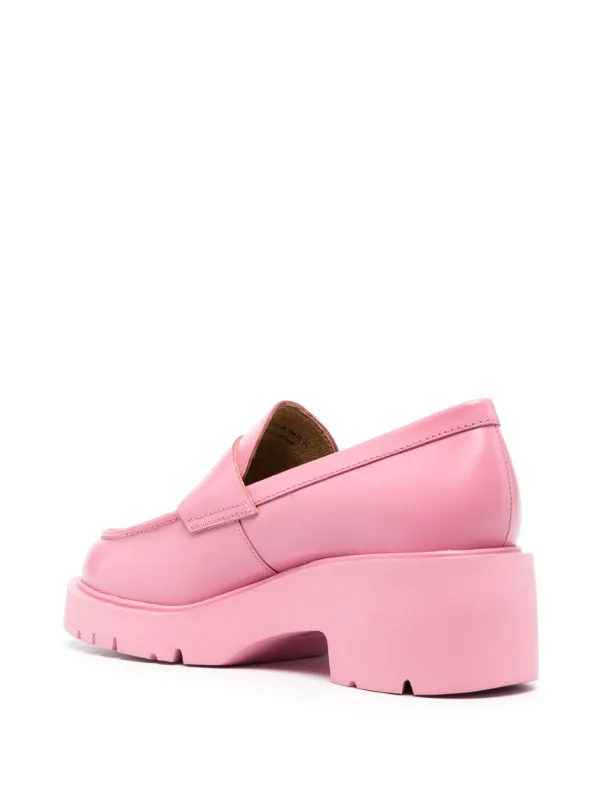 Mid block hot sale heel loafers