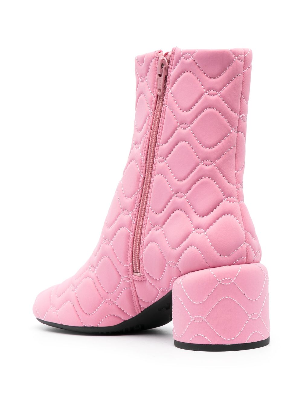 Christian Dior Pink Logo Moon Boots