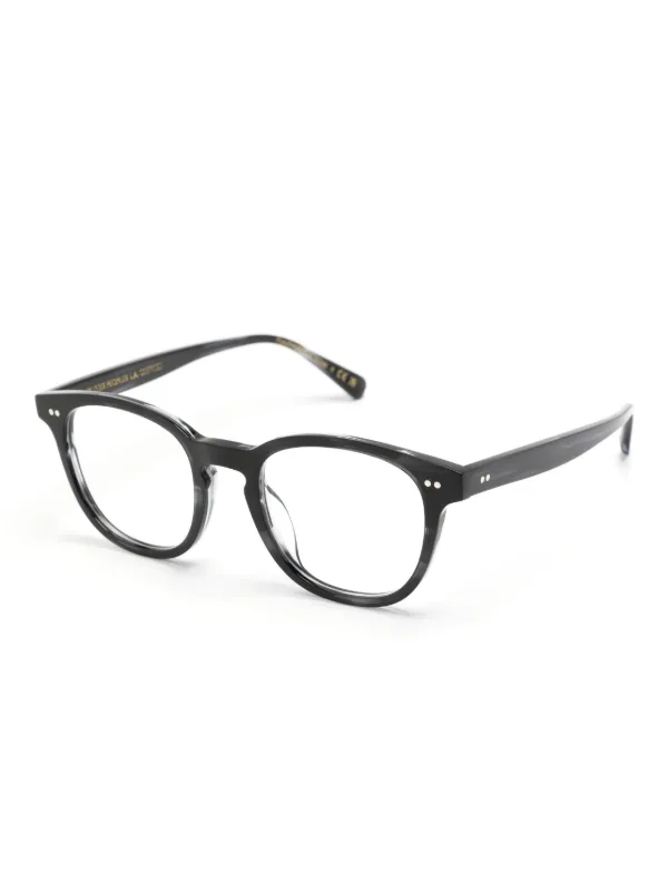 Oliver Peoples round-frame Glasses Blue FARFETCH PH