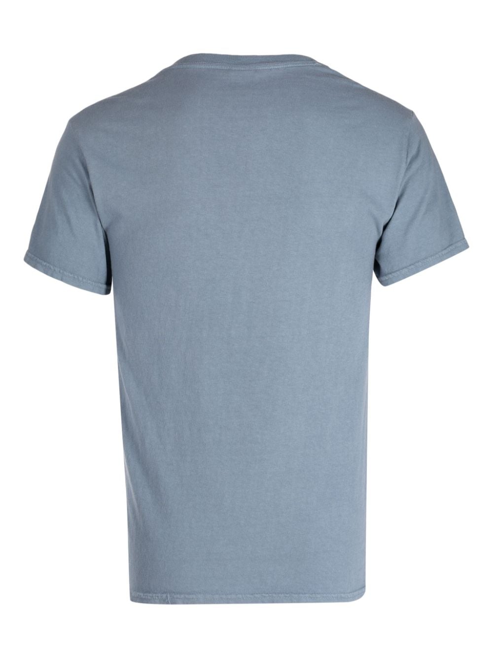 Shop Pleasures Movin' On Cotton T-shirt In Blue