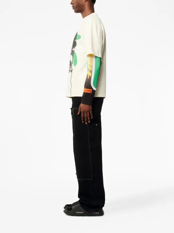 Heron Preston Monster Tape Cotton T-shirt | White | FARFETCH