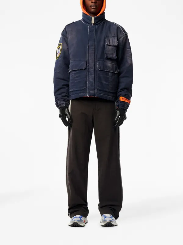 Heron Preston ミッドライズ ストレートパンツ | ブラウン | FARFETCH JP