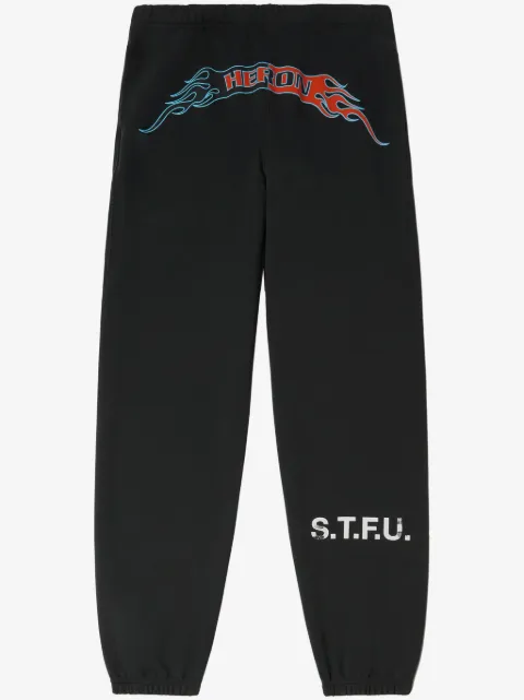 Heron Preston logo-print cotton track pants 