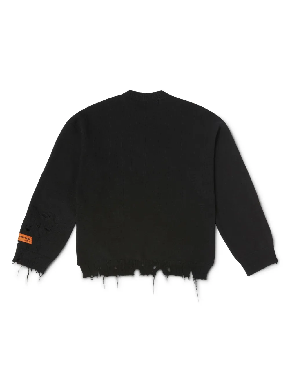 Heron Preston embroidered-logo Drawstring Sweatshirt | Black
