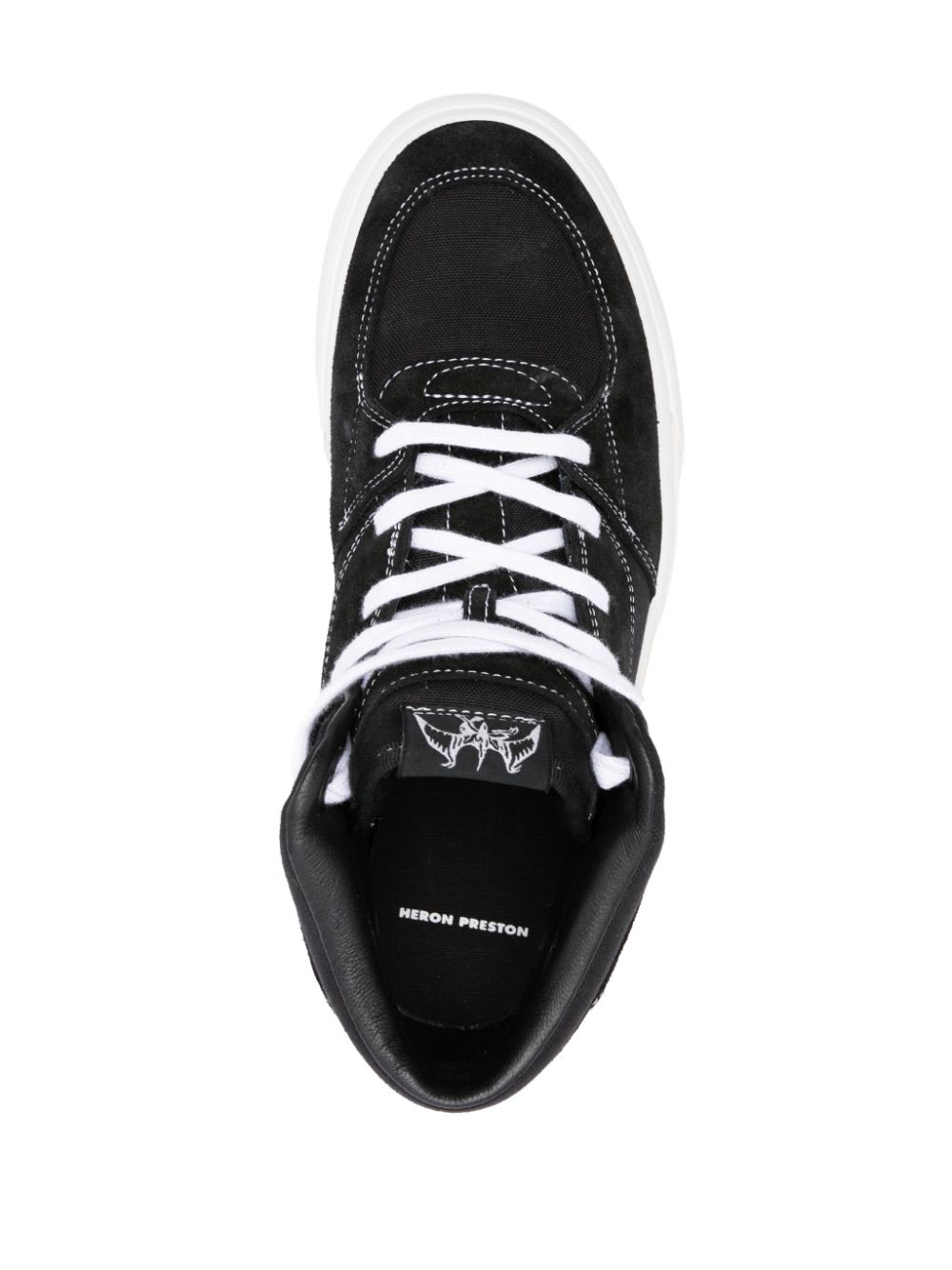 Shop Heron Preston Toby Mid-top Sneakers In Black