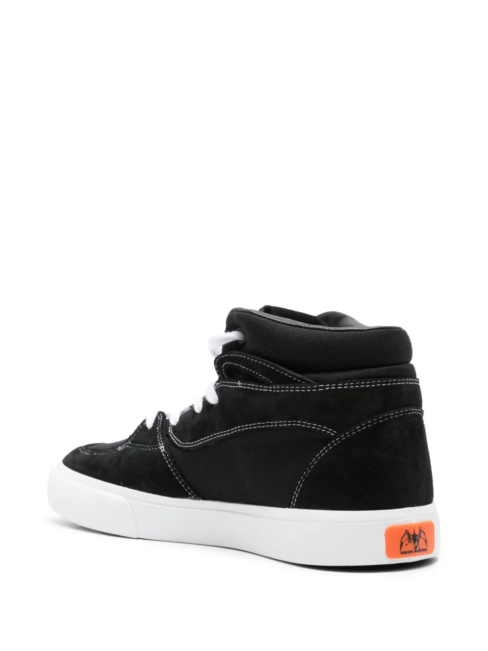 Shop Heron Preston Toby Mid-top Sneakers In Black