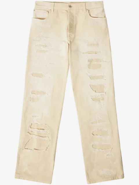 Heron Preston Gerade Jeans im Distressed-Look