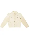 Heron Preston logo-patch cotton jacket - White