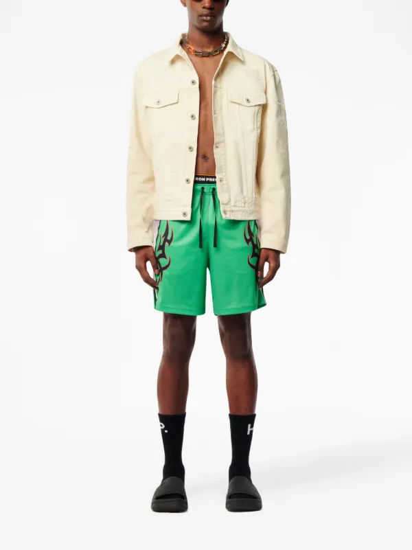 Heron Preston ロゴパッチ ジャケット | ホワイト | FARFETCH JP
