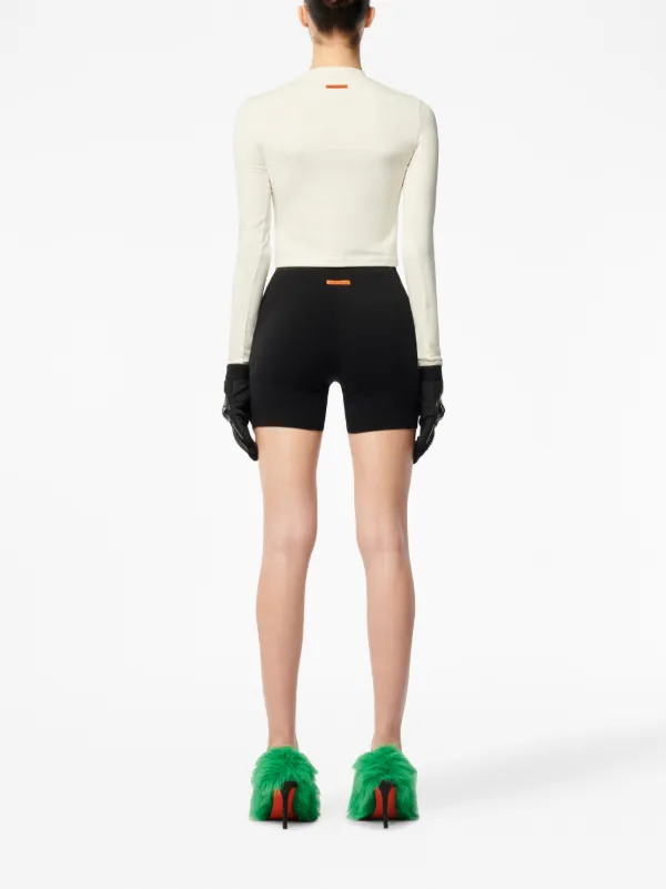 Heron Preston lace-up Crop Top | White | FARFETCH