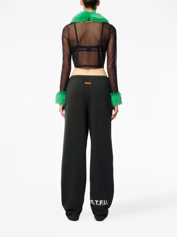 Heron Preston エコファー カーディガン | ブラック | FARFETCH JP