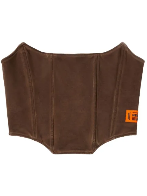 Heron Preston washed jersey corset