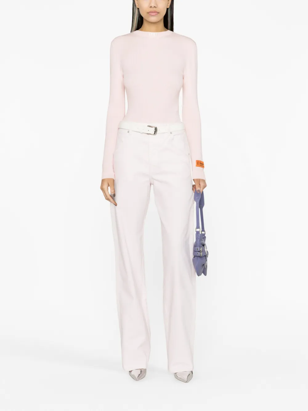 Shop Heron Preston Carpenter Straight-leg Jeans In Pink