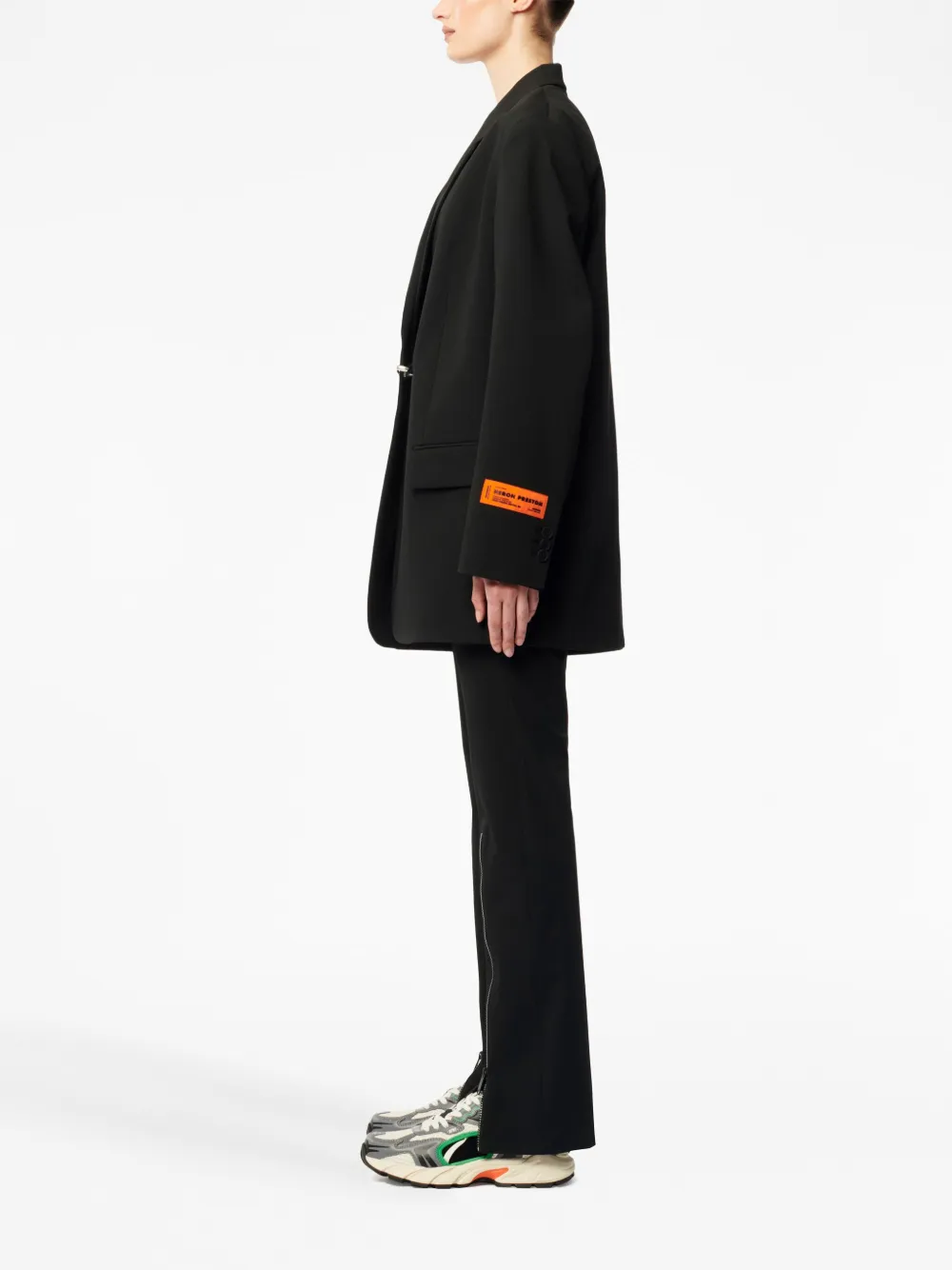 Heron Preston Blazer met enkele rij knopen Zwart