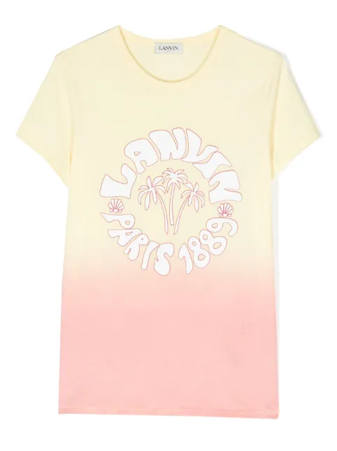 Lanvin Enfant - ombré-effect cotton T-shirt