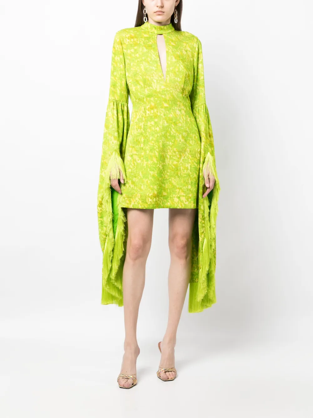 ALEMAIS Mini-jurk met bloemenprint - Groen