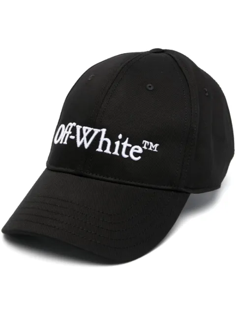 Off-White Bookish logo-embroidered baseball cap