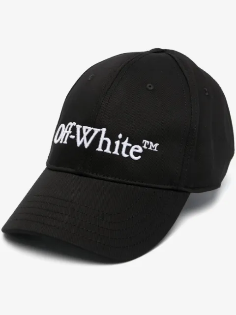 Off-White Bookish logo-embroidered baseball cap
