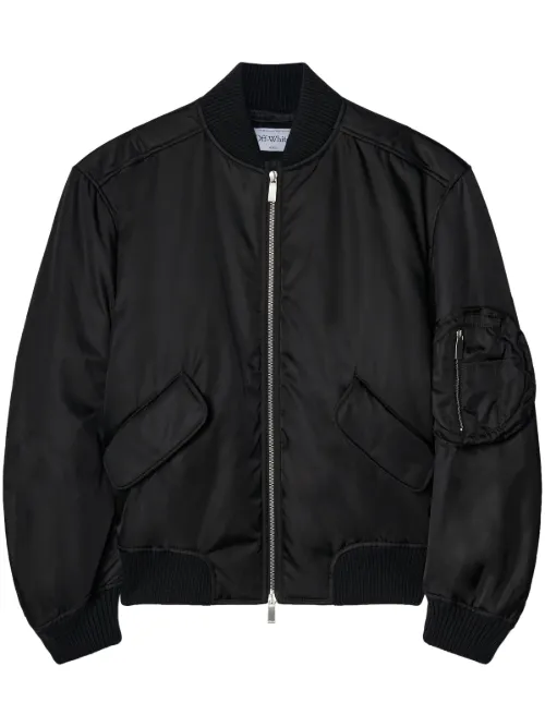 Veste bomber à fermeture zippée - Off-White - Modalova