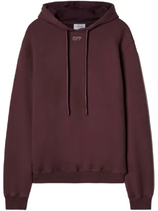 Off white bordeaux hoodie shop