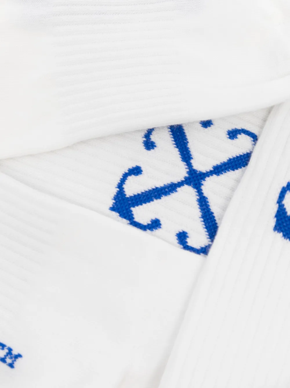Off-White Arrow jacquard mid-calf socks - Wit