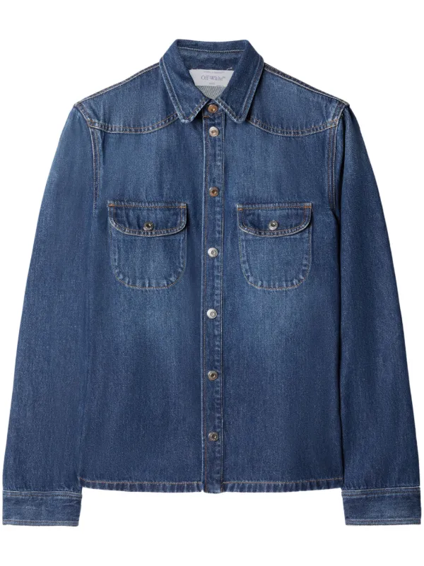 Lacoste denim shirt discount