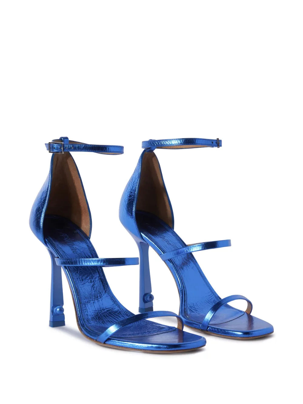 Off-White Lollipop sandalen verfraaid met parels - Blauw