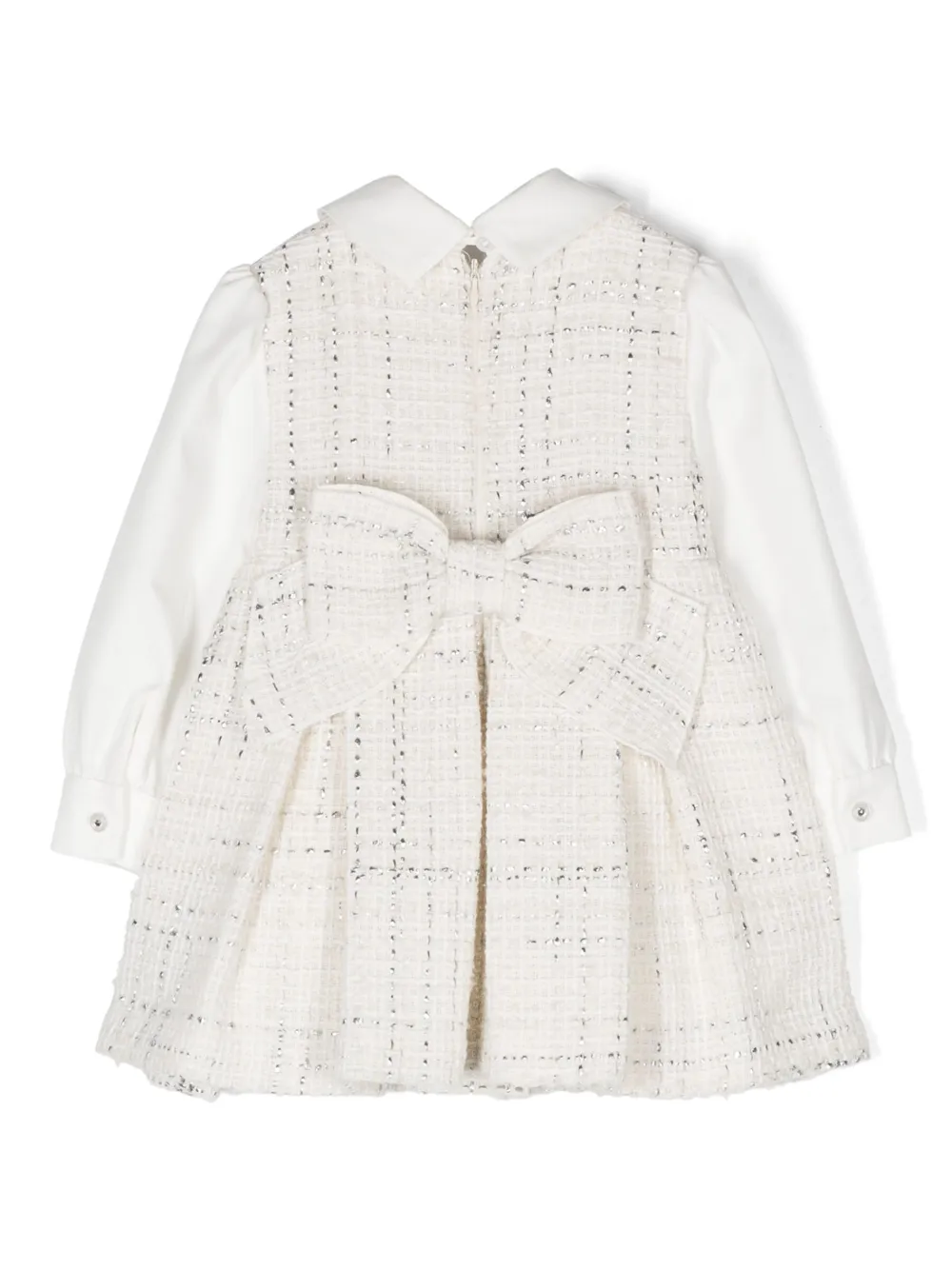 Lapin House Jurk met strikdetail - Beige