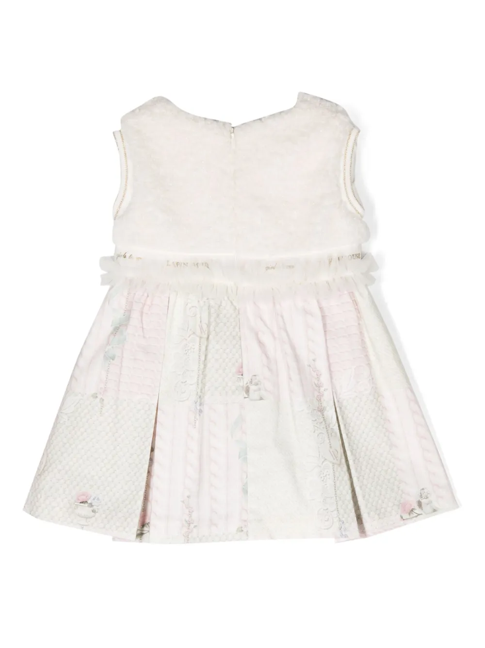 Lapin House Jurk met bloemenprint - Roze