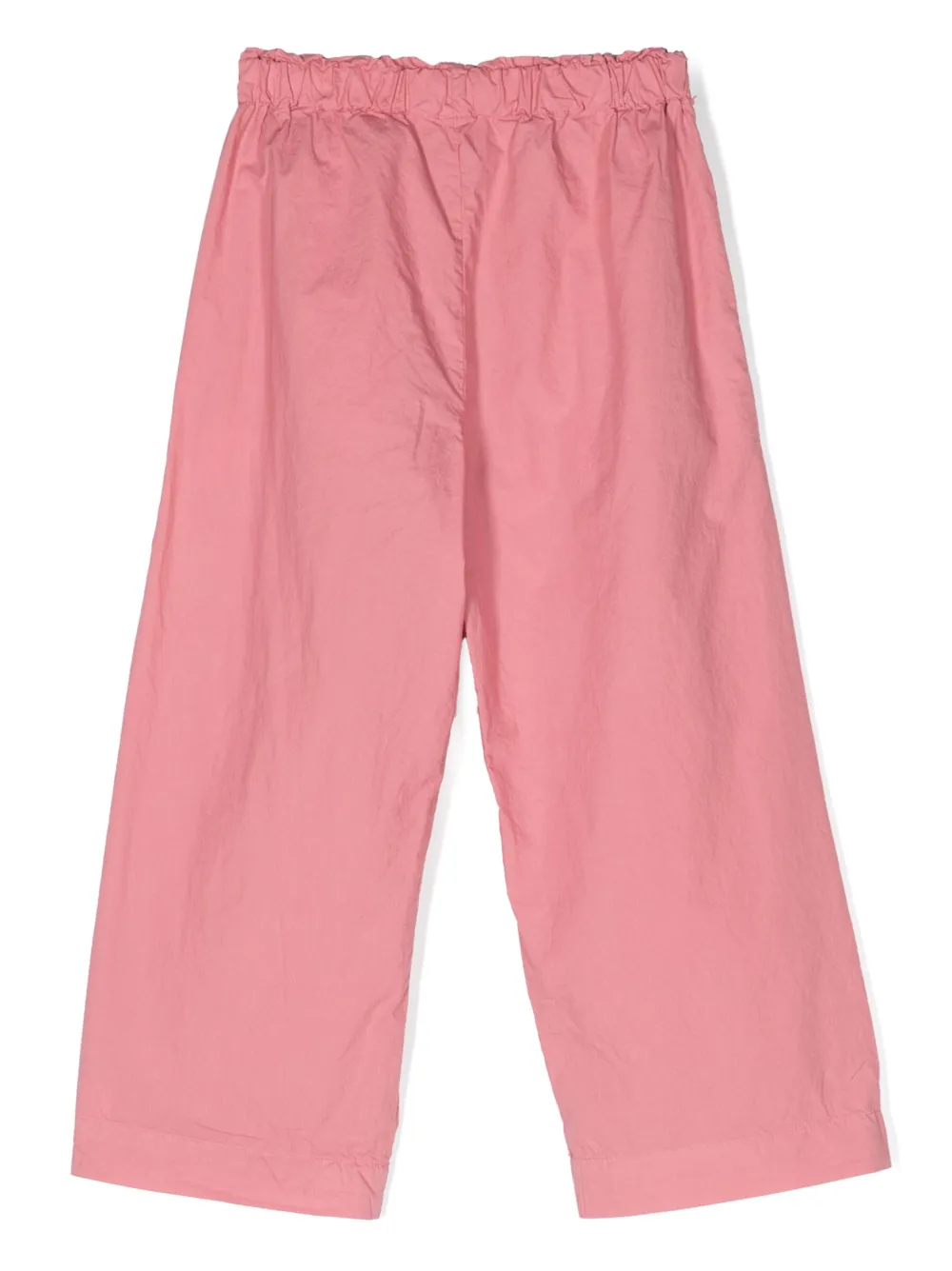 Babe And Tess elasticated-waistband cotton trousers - Roze