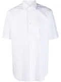 Xacus spread-collar short-sleeve shirt - White