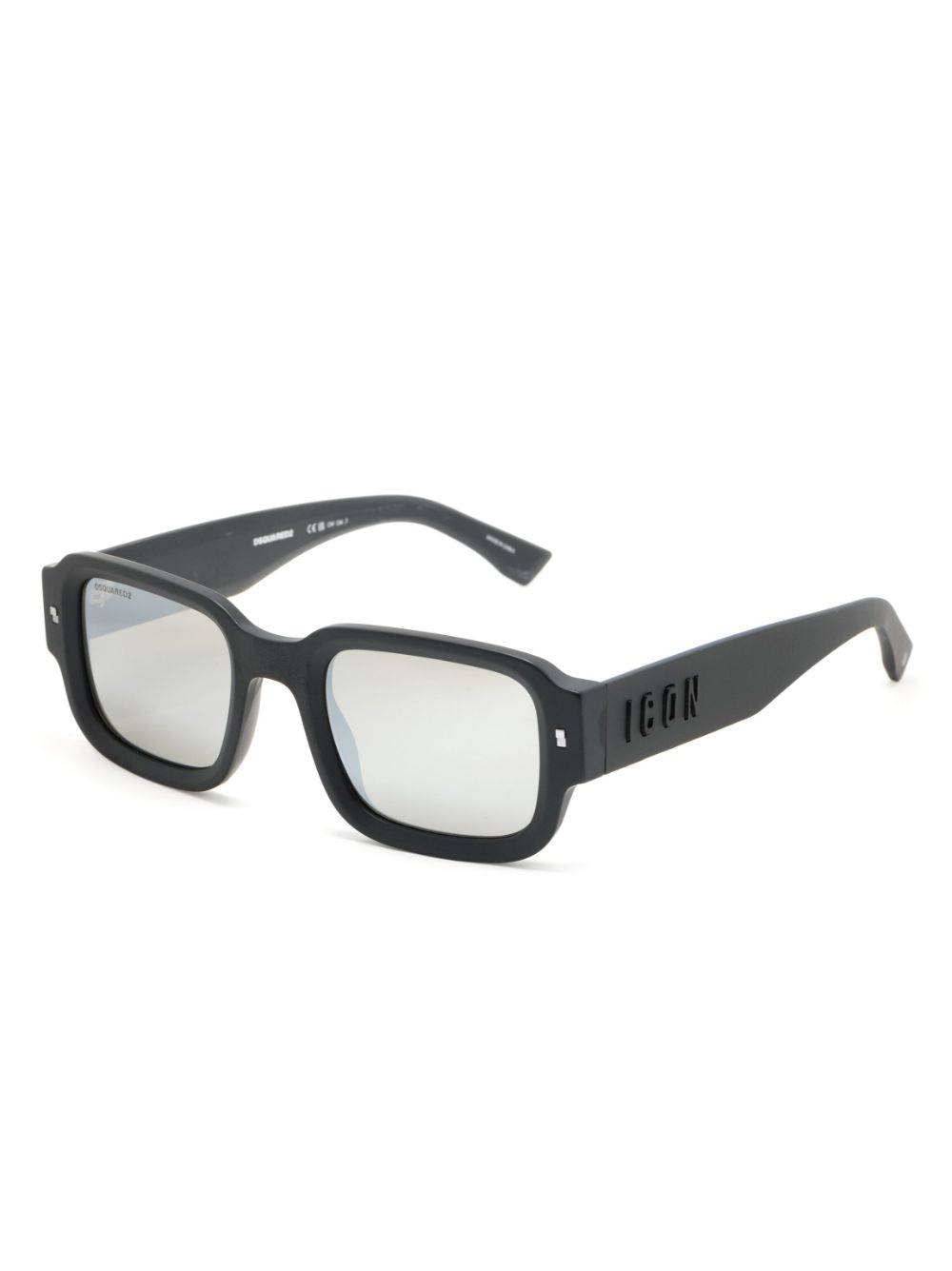 Dsquared2 Eyewear Icon logo-embossed sunglasses - Zwart