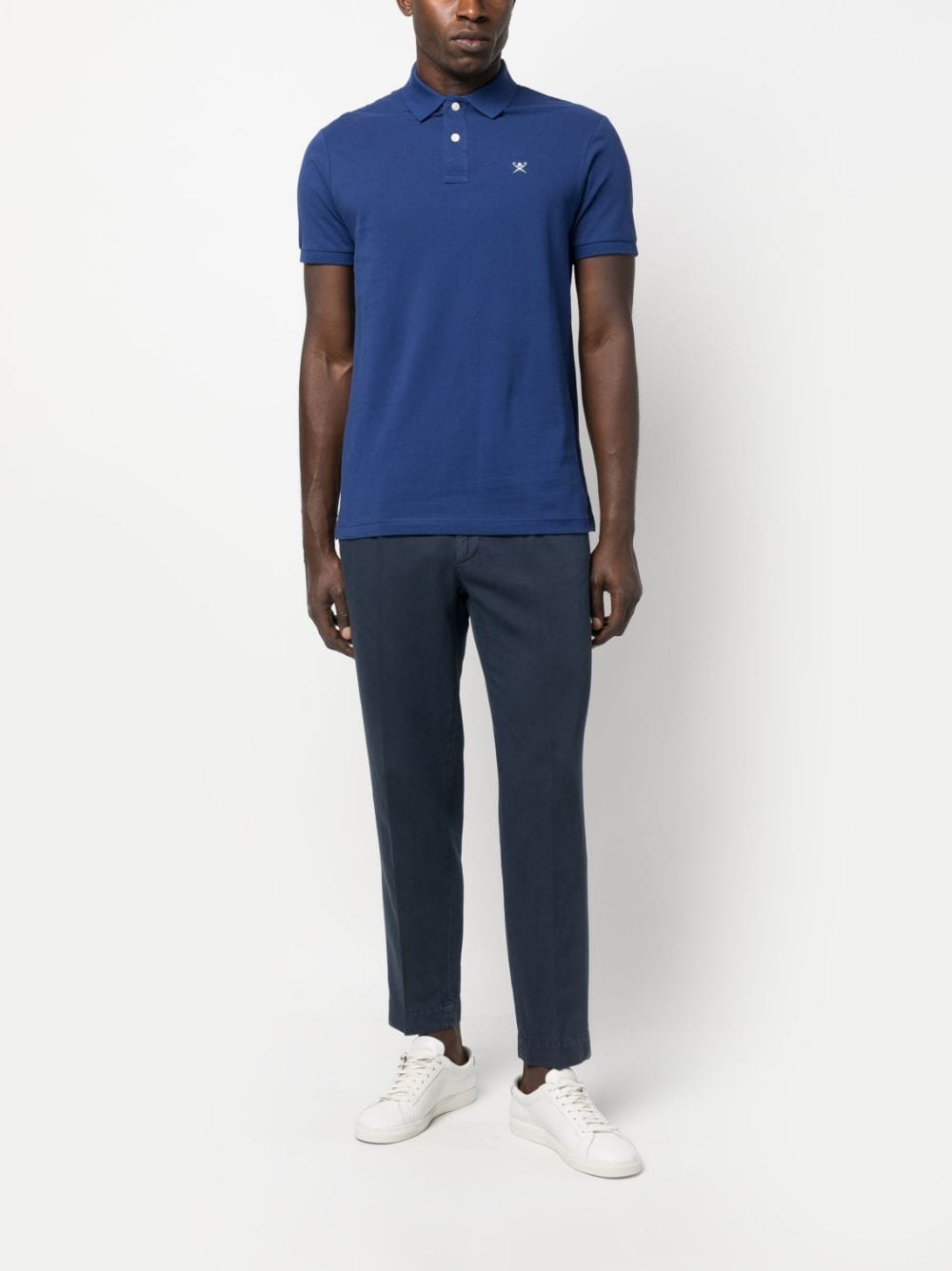 Hackett Polotop met korte mouwen - Blauw