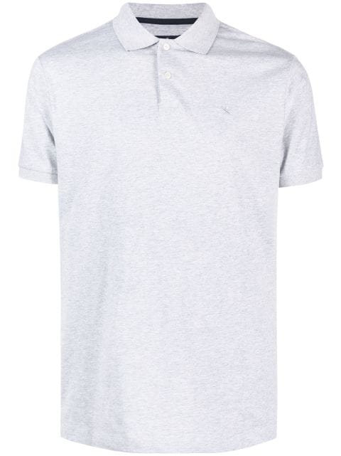 Hackett logo-embroidered cotton polo shirt