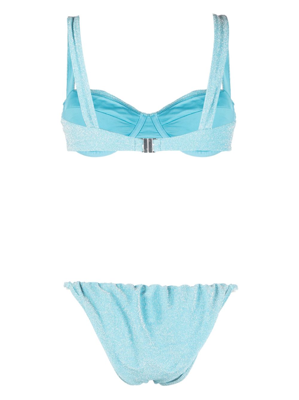 Shop House Of Sunny Topaz Clarity Bikini Set In Blue