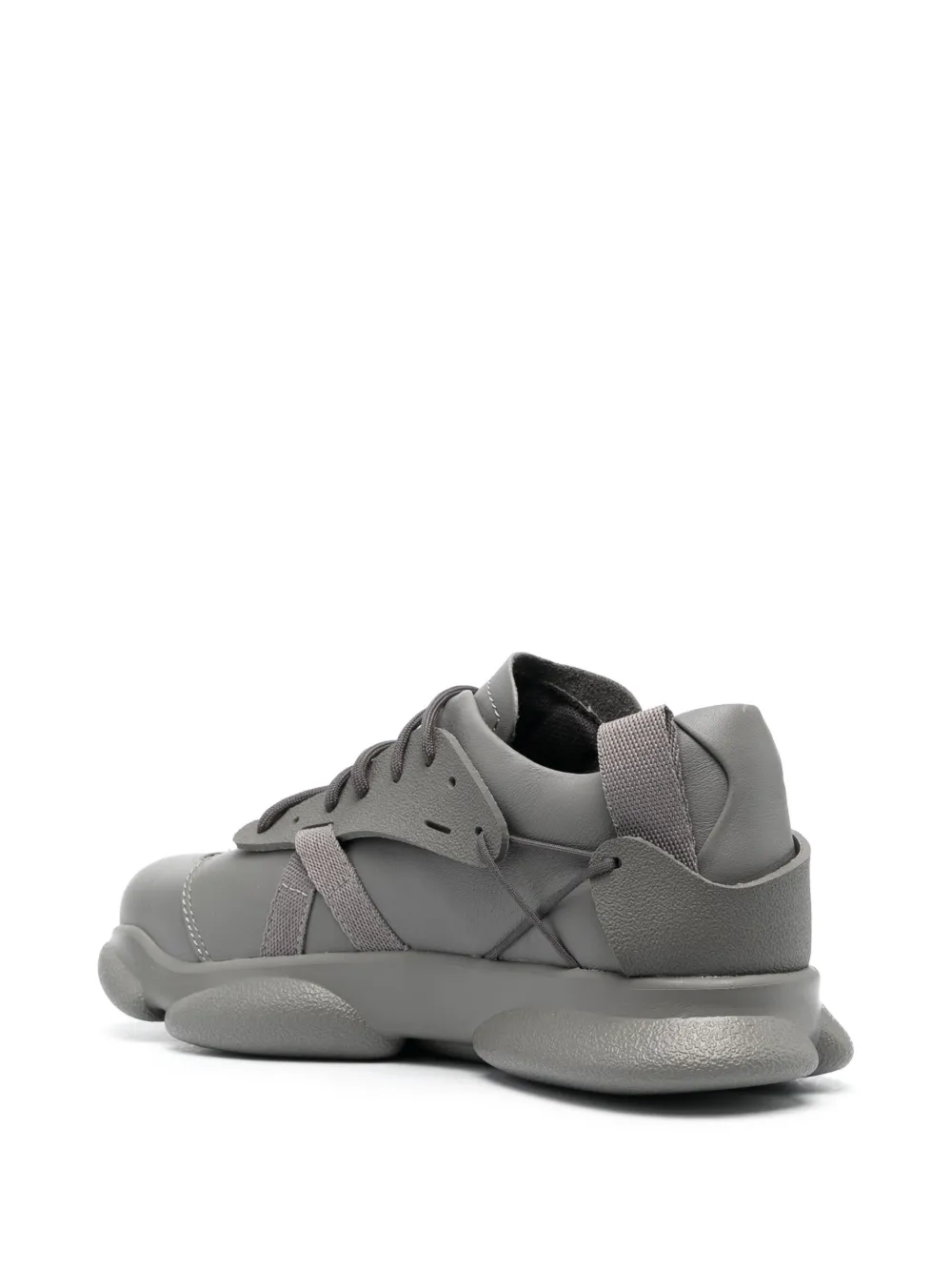 Camper Karst Lace-up Leather Trainers In Grey