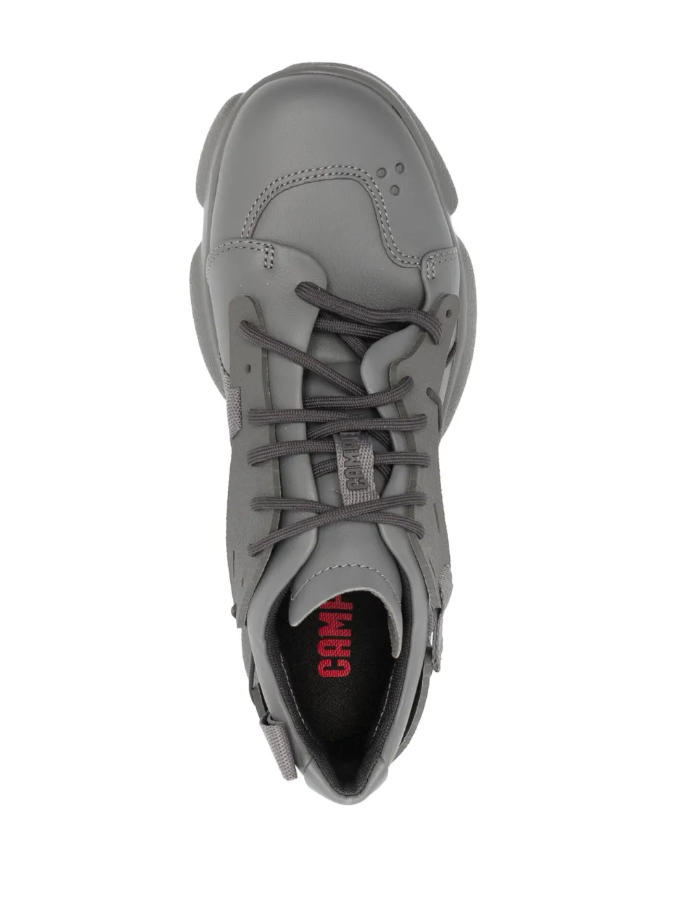 Camper Karst Lace-up Leather Trainers In Grey