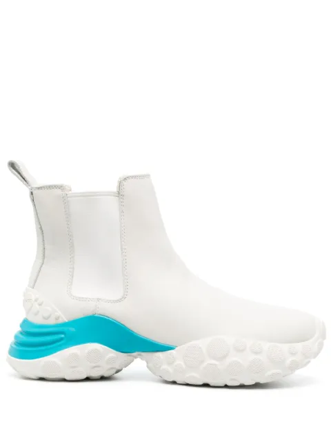 Camper contrasting-sole leather boots