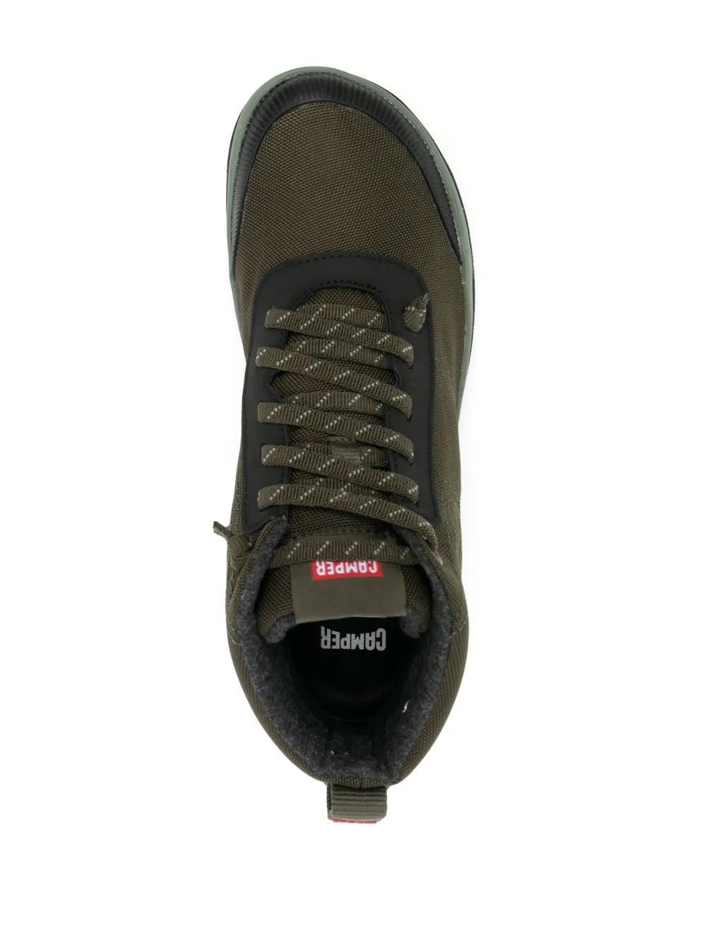 Camper Peu Pista High-top Sneakers In Green