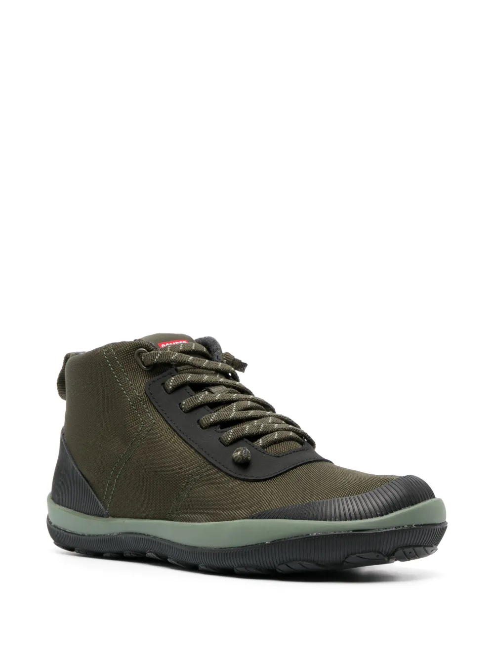 Camper Peu Pista High-top Sneakers In Green