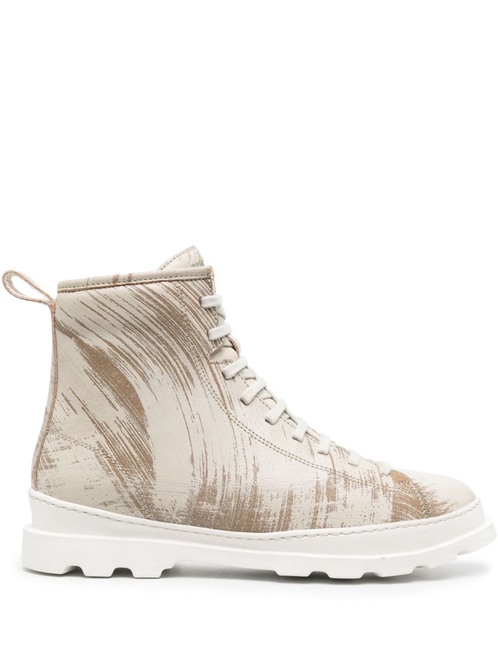 Camper Brutus leather ankle boots Neutrals
