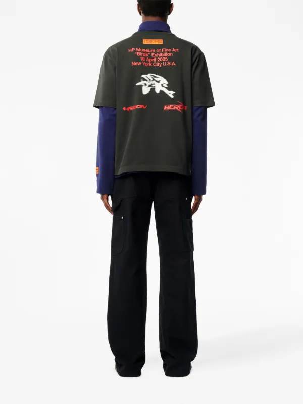 Heron Preston Museum graphic-print T-Shirt | Black | FARFETCH