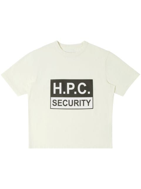 Heron Preston Security logo印花棉T恤