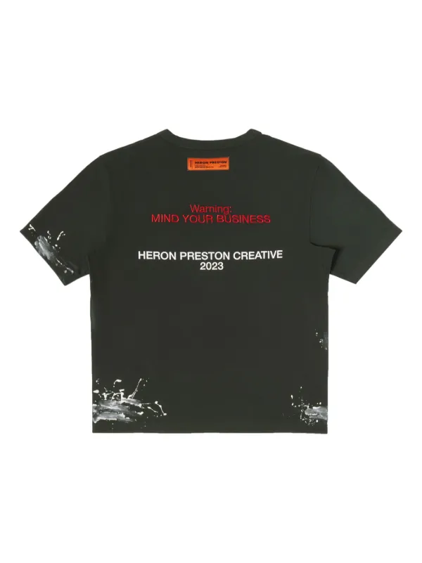 【関税込み】Heron Preston ブラック H.P.C. Security Tシャツ T-shirts HERON PRESTON H.P.C Security Short Sleeve Tee Black